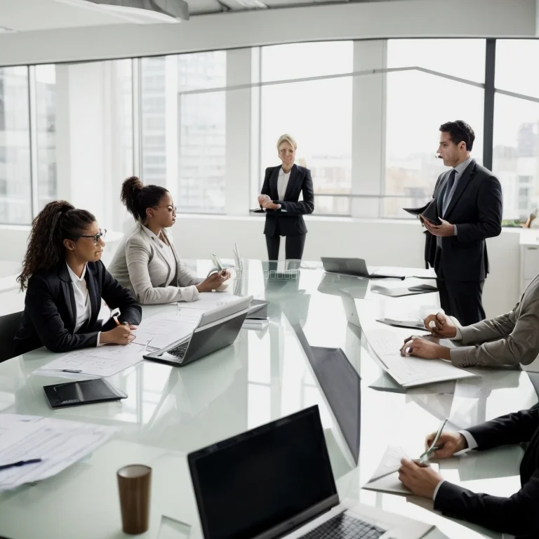 法律相談をするビジネスパーソン